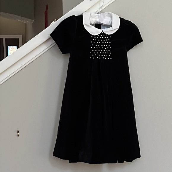 Edgehill Collection Black Velvet Dress - Picture 2 of 10